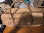 Magellan World Map Large Duffle  Bag Vintage 80s Excellent Condition Clean