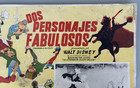 Ichabod   Mr Toad  1949  Disney rko Spanish Lobby Card 13x16  Headless Horseman