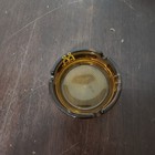 Vtg Mcdonald s Restaurant Amber honey Gold Glass Cigarette Ashtray No Chips