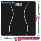 Digital Bathroom Scale For Body Weight 400lb 180kg Black Weight Scale