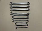 Snap On Tools 10pc 12pt Mm Metric Combination Wrench Wrenches Set Lot Oexm