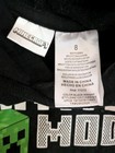 Black Minecraft Hoodie Long Sleeve Sweatshirt Pullover Unisex Youth Sz 8