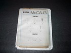 Mccall s Pattern 6109 Misses  Loose-fitting Blouse W extended Shoulders 18  20 U