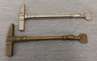 Lot 2 Vintage Tabla Tuning Hammer Solid Brass Indian Steel Drum