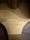 Baker London Brass Microscope Marked Baker 244 High Holborn London Pre-1930