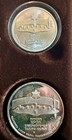 1984 Israel 1   2 Sheqel Coin Set Silver  850 Theresienstadt Ghetto Hanukkah