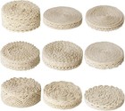 54 Yards Beige Lace Ribbon Vintage Sewing Crochet Ribbon Trimming For Diy Scr   