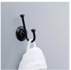 Delta Porter Wall Mount Double Towel Hook Bath Hardware Accessory In Oil Rubbed