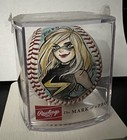 Peach Momoko Original Art Sketch Color Baseball 1 Of 1 Signed Captain Marvel