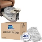 Pedicure Liners Disposable 400 Count Xl Clear 48x48x9 5mic Foot Bath Spa Bags