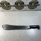 Vintage Hand Forged Bolo Machete   Canvas Sheath Hunting Fishing Trapping 