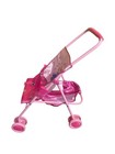 Vtg 2000 Disney Princess Doll Stroller Pink Umbrella Folding Buggy