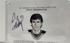 Scott Niedermayer 2013 Hockey Hall Of Fame Inductee Acrylic Plaque 7 Inch
