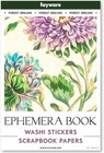 Washi Vintage Stickers For Scrapbooking - Ephemera Book For Journaling With 4   