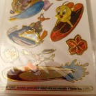 Set Of 3 Packs Of Looney Tunes Stickers- Vintage Disney - Vtg 2001- Free Ship 
