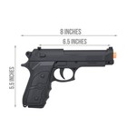 Ukarms M757b M9 Airsoft Spring Pistol 6mm Bbs Hand Gun - Black