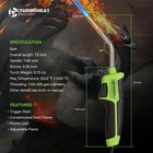 Propane Torch Kit  w Holster Mapp Map Gas Torch  Head 5  Long Hose Trigger Start