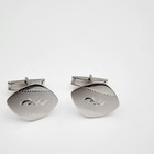 Vintage Signed Jml Sterling Unisex Cuff Links And Tie Bar Set