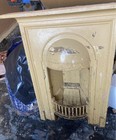Restored Beautiful Victorian Antique Cast Iron Fireplace Fire Place  1