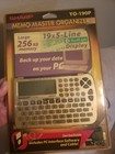 Vintage Sharp Memo Master Electronic Organizer 256kb Memory New Sealed Yo-190p