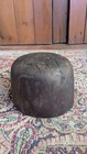 Sweet Antique Early Primitive Dark Wood Head Form Hat Mold 7 25  Patina