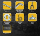 Tarp Arm Kit W 7 6 x18  Mesh Tarp For 4-spring Electric Dump Truck Tarp System
