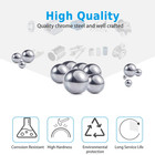 600pcs Bicycle Bearing Balls 6 Sizes 1 4 To 3 32 Loose Steel Ball Bearings Set