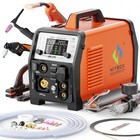 200a Aluminum Welder Plasma Cutter - 6-in-1 Mig stick tig Gas gasless Household