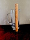 Mcm Clear Glass Martini Cocktail Pitcher With Teardrop Glass Stirrer Vintage