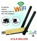 Usb 3 0 1200mbps Long Range Ac1200 Dual Band 5ghz Wireless Wifi Adapter Antennas