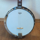 Antique Bacon   Day Silver Bell Tenor Banjo Style No  1   1926 Sn 17190  W case