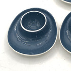 Set 4 Figgjo Flint Norway Egg Cups Green-blue Stackable