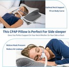 Masks Pressure   Hose Tangles   memory Foam Pillow For Side  Stomach