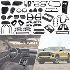 Carbon Fiber Interior Dashboard Decor Full Kit Cover Trim For Chevy Colorado 23 