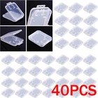 40pc Case Holder For Micro Sd Sdhc Memory Card Box Storage Hard Plastic N865