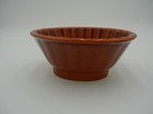 Vtg Williams Sonoma Brown Glazed Ceramic Cranberry  Jello Mold 7  X 6  X 3  Tall