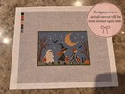 Halloween Under The Moon Needlepoint Canvas Christmas 18 Mesh 5 3x3 5