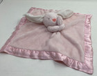Carter s Pink Bunny Rabbit Baby Lovey Security Blanket Plush Satin Trim