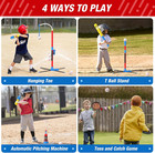 4 In 1 Tball Set For Kids 3-5 With Toss And Catch Ball Set