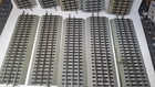 Lionel Fastrack 10 Inch Str  Lot  10   Track  6-12014  Used  Some Scenery color