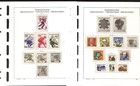 Czechoslovakia Stamp Collection In Schaubek Hingless Album  1972-1978  60 Pages