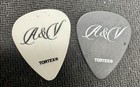 Jonas Brothers Guitar Pick Kevin Jonas Lot Of 2 Initials Tour Picks Pic Plectrum