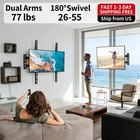 Tv Wall Mount Swivel And Tilt Full Motionfor Most 26 To 55 Inch Tv Mount Up