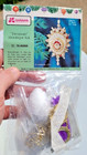 Leewards Treasure Purple Vintage Sequin Bead Christmas Ornament Kit Stunning 