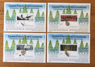 Bengphil  Canada Lot Of 4 Miniature Panes 1283a-1286b Original Pack  cpl Set Mnh