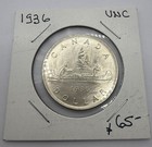 1936 1  Canada Unc Scratches 