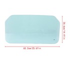 6717874 Skid Steer Loader Rear Window Glass For Bobcat 751 753 763 773 863  