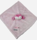 Baby Gear Owl Pink Lovey Security Blanket Who Loves You Heart 15   