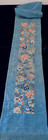 Antique Chinese Hand Embroidered Silk Panel Forbidden Stitch  Xx621
