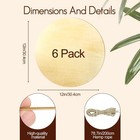 6pack 12 Inch Round Wooden Discs For Crafts  Diy Projects  Wooden Door Hanger   